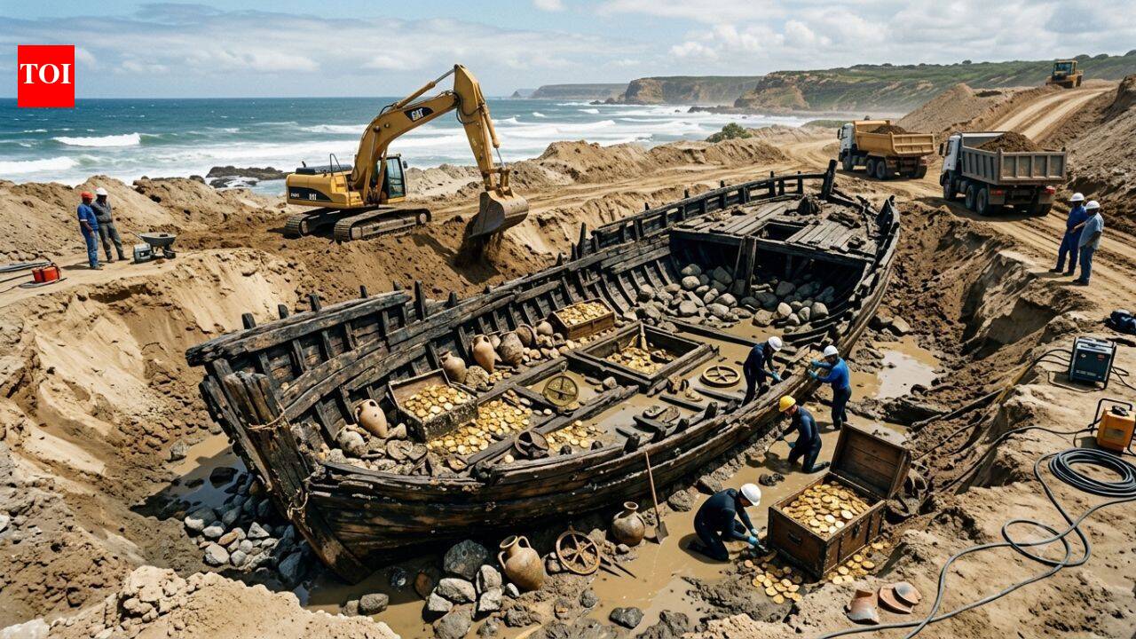 A diamond mining operation uncovered a 500-year-old Portuguese shipwreck filled with gold and ancient secrets