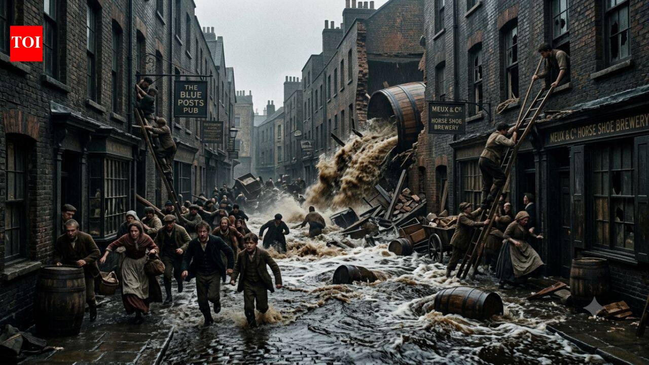 London Beer Flood: The strange 1814 disaster when a river of beer swept through the city and killed 8 people