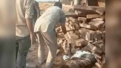 Two killed, 3 injured as stone-laden truck overturns in Jaisalmer dist