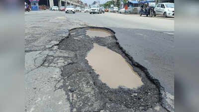 Kashimira Traffic Police pull Up Mira Bhayandar Municipal Corporation over potholes choking Mumbai-Ahmedabad Highway
