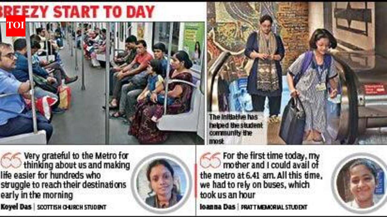 Going to school at 6 am, returning home from work at 10.30 pm: Metro adds to travel options