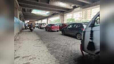 Paver blocks give temporary relief to commuters on cratered VIP Rd