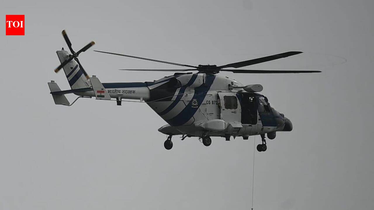Ahmedabad: Coast Guard airlifts ailing seafarer off Porbandar coast