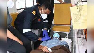 Ahmedabad: Coast Guard airlifts ailing seafarer off Porbandar coast