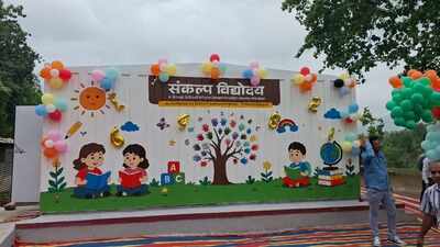 A new beginning: ‘Smart’ container school for tribal students