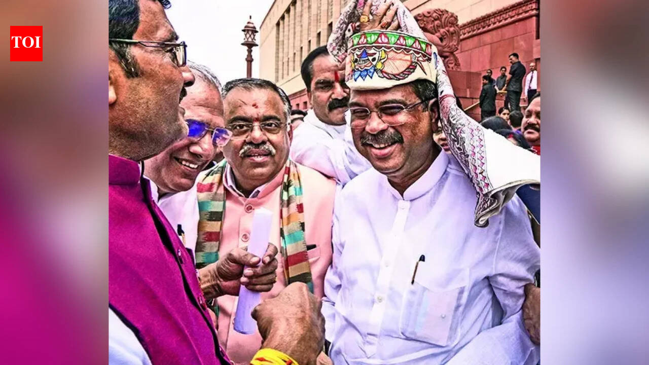 'I am a street fighter': Combative Dharmendra Pradhan arrives in Parliament to a rousing welcome