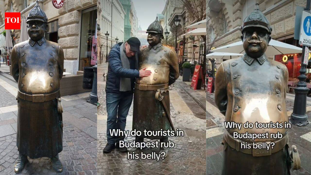 Rubbing this fat policeman’s belly can give them money: Why tourists in this country follow this ritual