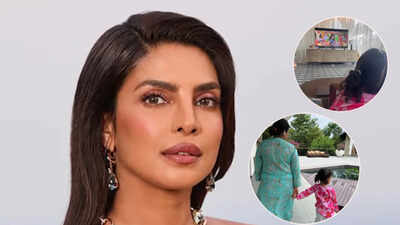 'Who would have thought?': Priyanka Chopra on daughter Malti Marie watching her song 'Tune Maari Entriyaan'; leave a photo of the reunion of the little one with the grandmother