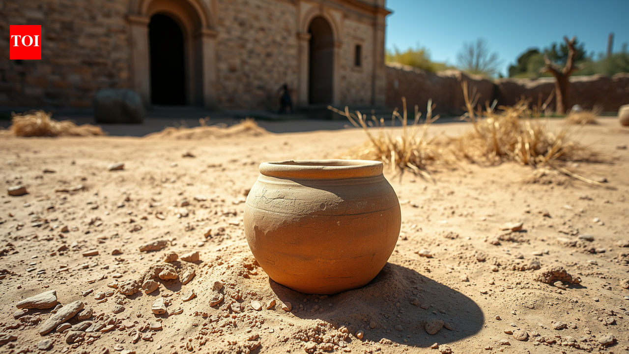A 400-year-old Native American pot lay buried beneath a Spanish mission in Florida