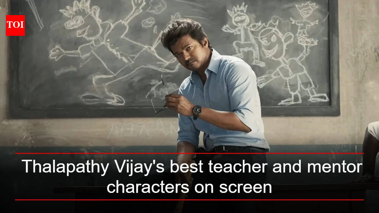 Jana Nayagan' star Thalapathy Vijay's best teacher and mentor roles on screen