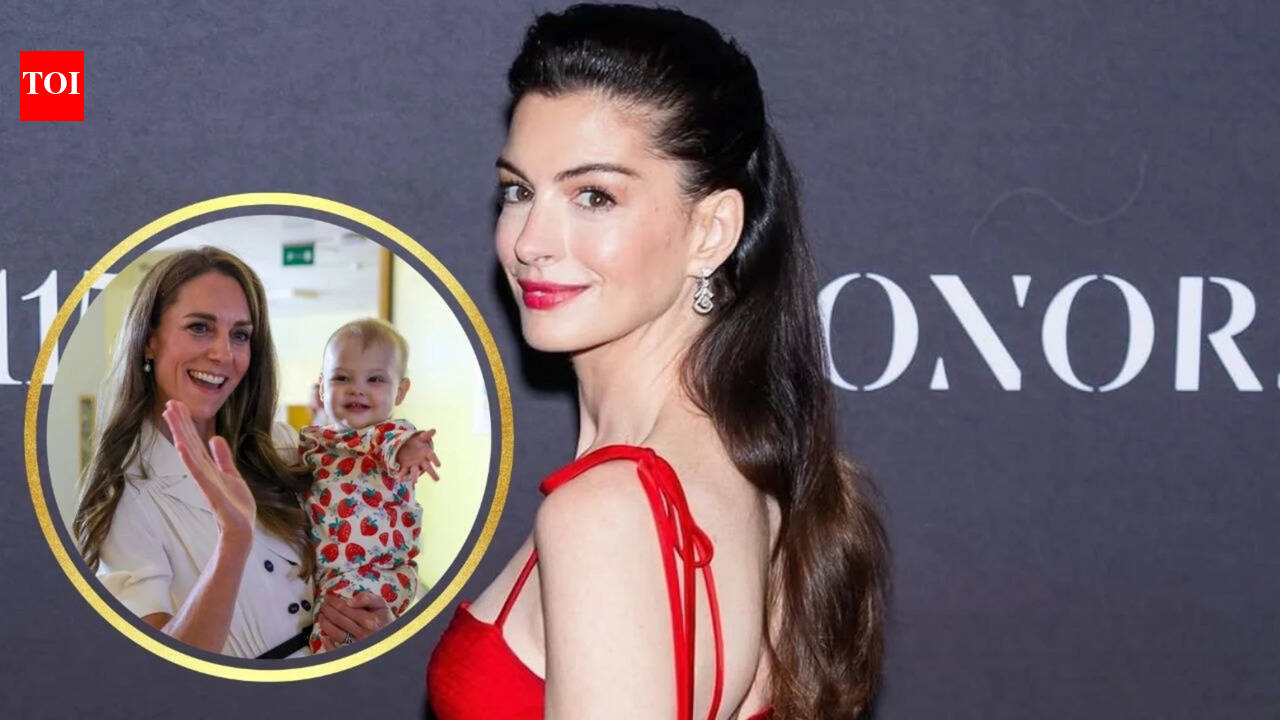 Mom-to-be Anne Hathaway follows a parenting lesson from Kate Middleton: 'Speak to them eye to eye'