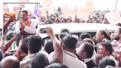 Back in Odisha after resigning as Union education minister, Dharmendra Pradhan receives warm welcome from BJP leaders