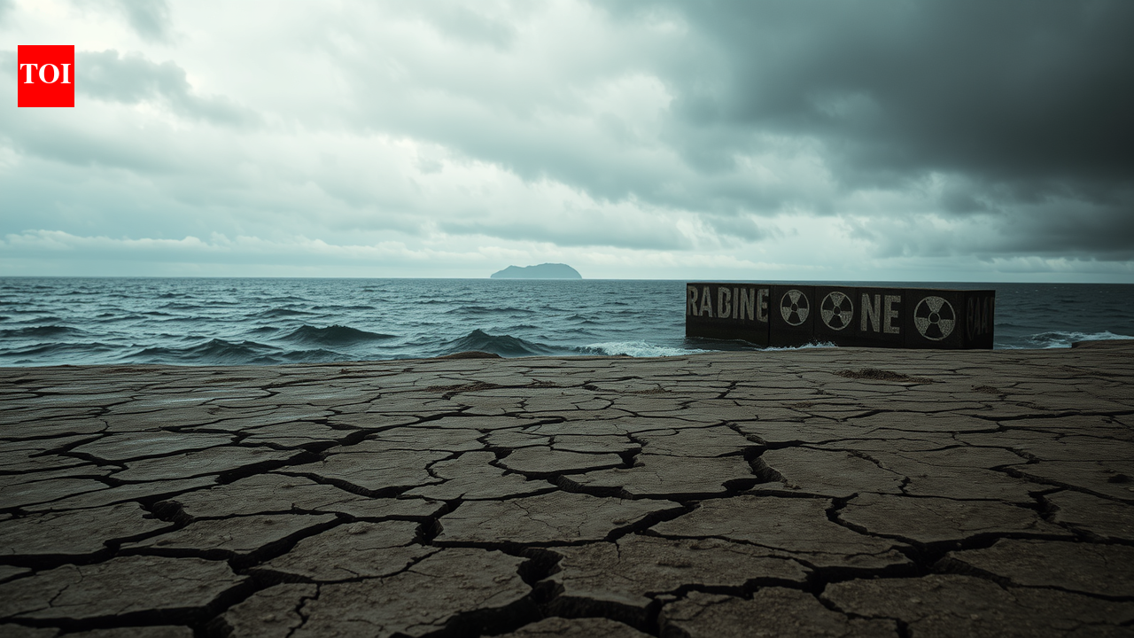 The US buried 85,000 cubic metres of nuclear waste beneath a Pacific island. Now the ocean is rising around it