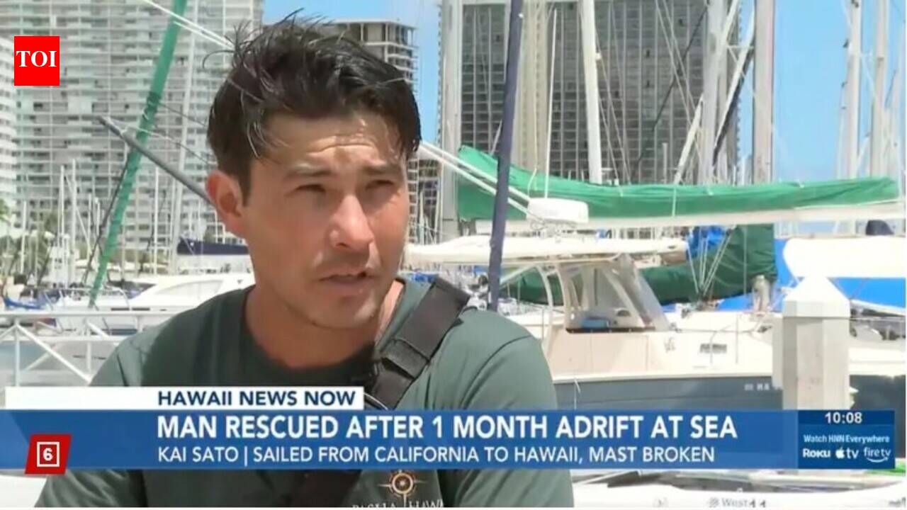 Rescued After 30 Days Adrift: Solo sailor Kai Sato survives on scraps; container ship pulls him to safety