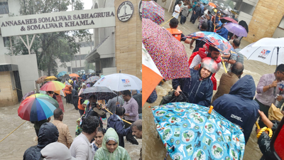 Students trapped for 2 hours, rescued from waterlogged school campus in Nagpur