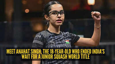 Meet Anahat Singh, the Gen Z star who created history for India with a world squash title