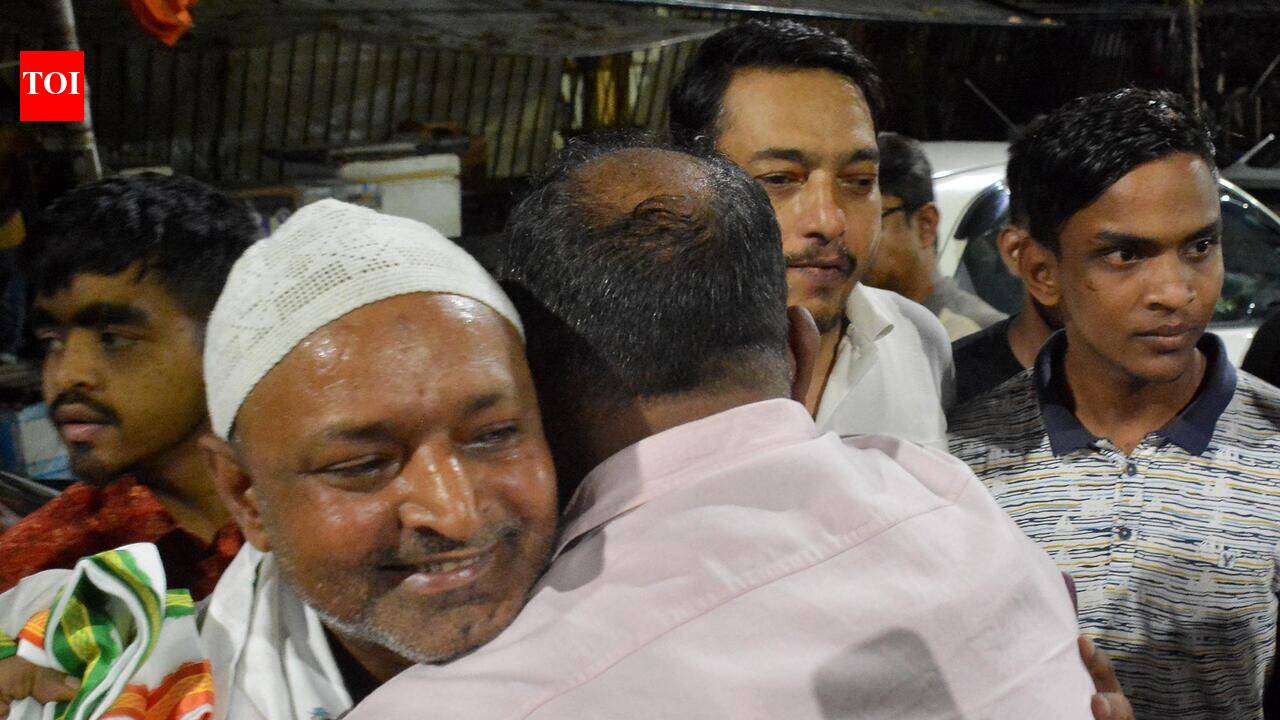 Jubilant kin welcome bail relief with flowers, hugs and tears