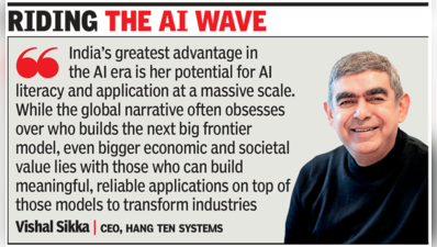 Use AI as a force to do what no one could do before: Sikka