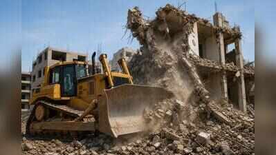 Illegal constructions spread over 21,000sqft demolished