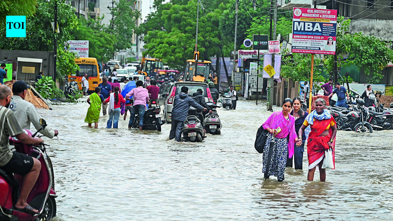 Cloudburst-Like Fury: 179.7mm Rain In 3 Hrs Brings Nagpur To Its Knees