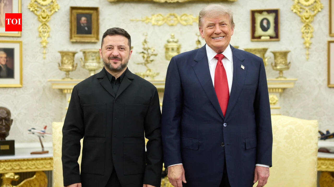 Trump, Zelenskyy discuss Patriot production, Russia peace talks at White House