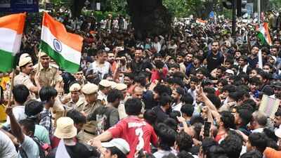 NEET protest: All SOPs followed, pellet gun use on protesters authorised, reveals CRPF review