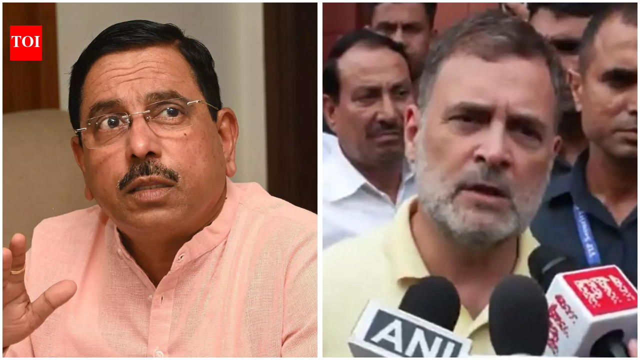Congress, BJP spar over Pralhad Joshi's pick as education minister