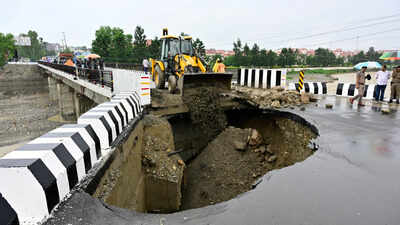 Gone in 16 days: Dehradun’s Rs 16 crore bridge collapses in rain