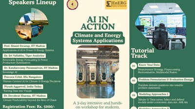 IIT Madras to host conference on AI in climate and energy systems