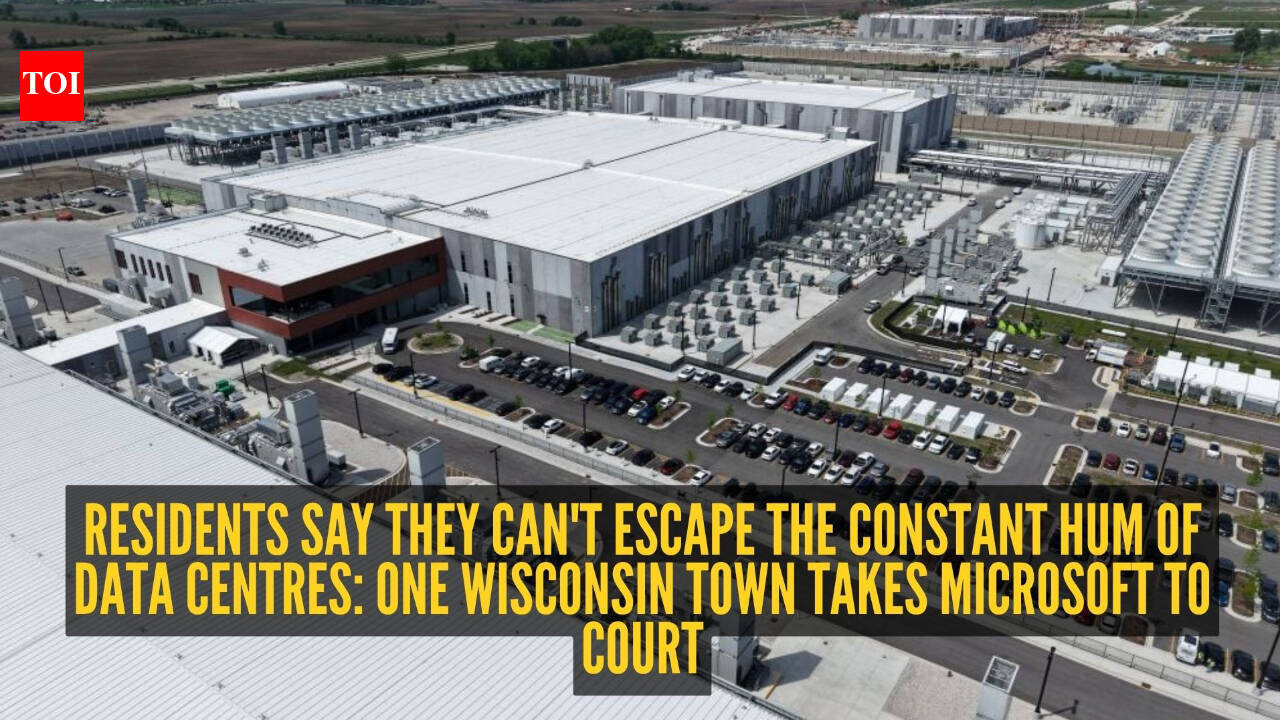 ‘Like a vacuum running nonstop’: Residents of this tiny Wisconsin town take Microsoft to court over data centre noise