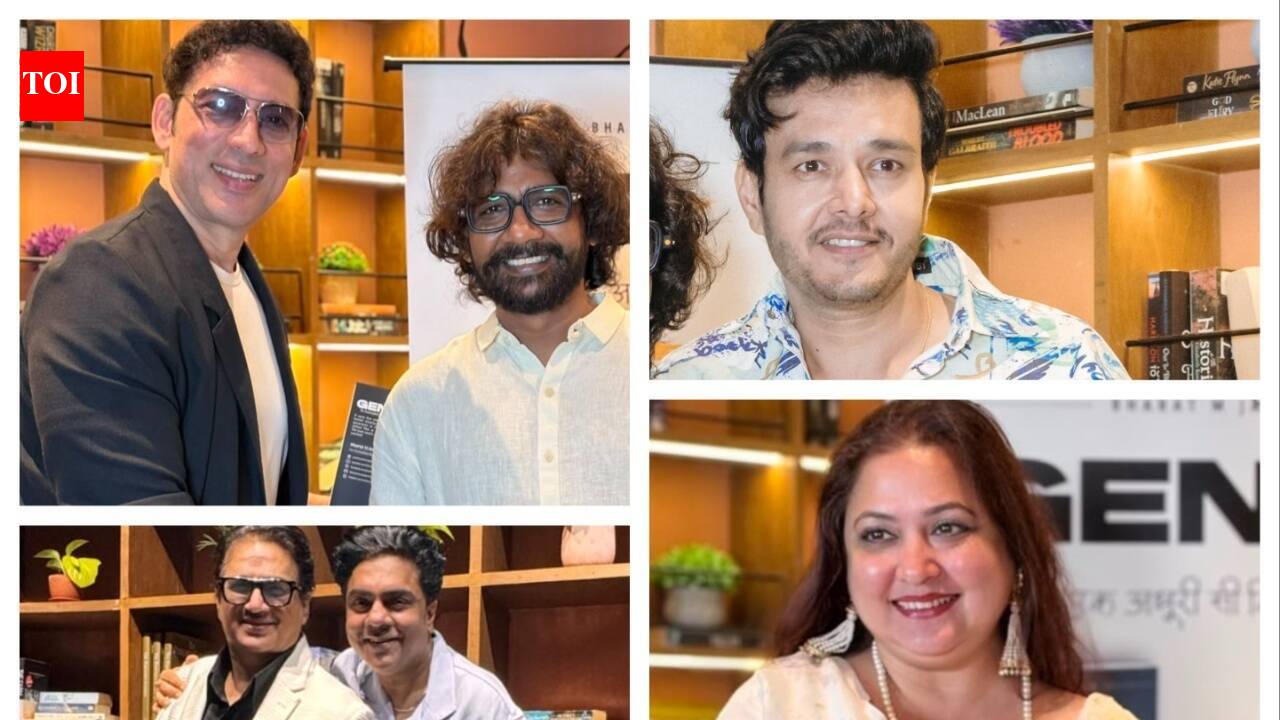 Aniruddh Dave, Hrishikesh Pandey and Surbhi Tiwari and other celebs attend Bharat M Jain's book launch event