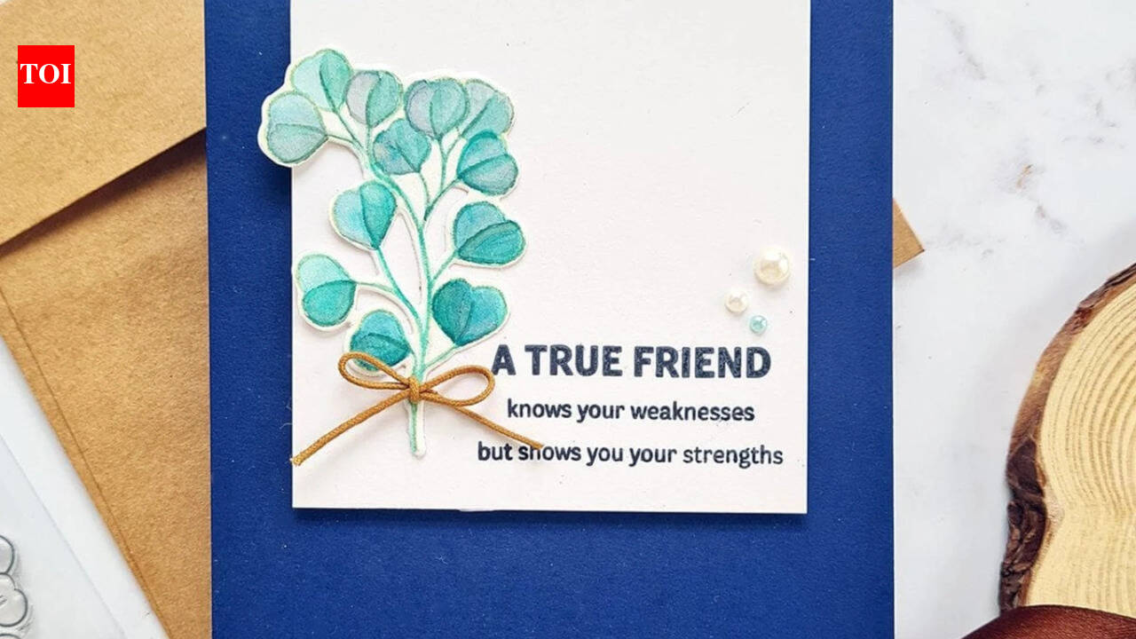How to make a Friendship Day card at home for your best friend
