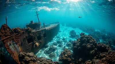 Beneath the ocean lie 8,500 forgotten WWII shipwrecks. Many are still filled with oil