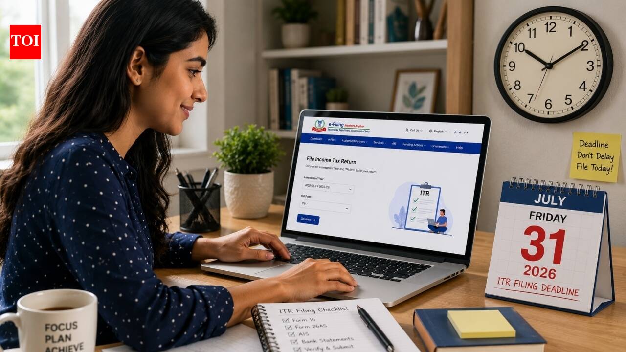ITR filing deadline nears: How to file income tax return online on e-filing portal - quick 15-step guide