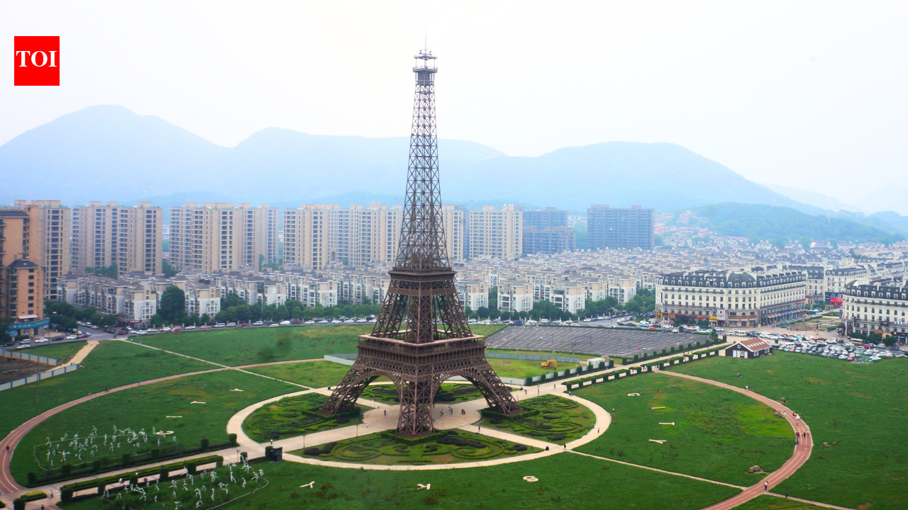Inside China's fake Paris: The $1 billion replica with an Eiffel Tower and French streets that fooled the internet