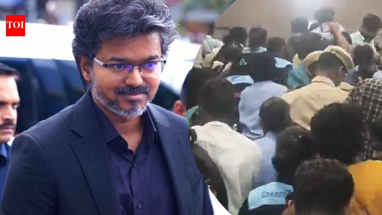 CM Vijay mobbed by massive crowd during Chennai Metro visit as fans express unstoppable excitement post 'Jana Nayagan' release