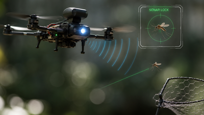 Scientists have built a sonar-guided drone that can find and hunt mosquitoes in mid-air without using insecticides