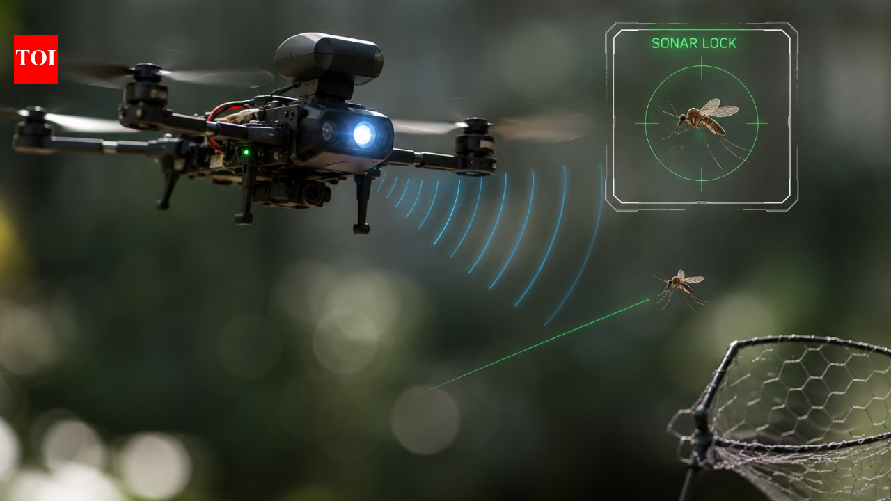 Scientists have built a sonar-guided drone that can find and hunt mosquitoes in mid-air without using insecticides