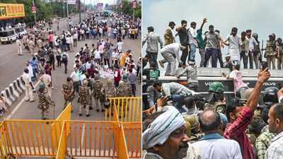 MP farmers breach barricades, reach within 1 km of CM Mohan Yadav's residence over moong MSP