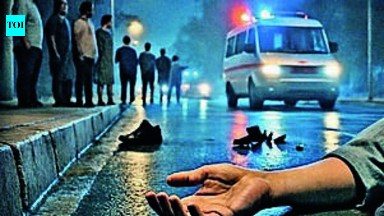 Two killed after speeding car rams motorcycle