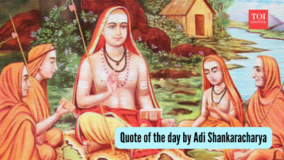 Quote of the day by Adi Shankaracharya: “To be free from bondage the wise person must practise discrimination between One-Self and the ego-self. By that alone you will become…” What the philosopher and monk advised on recognising your true self