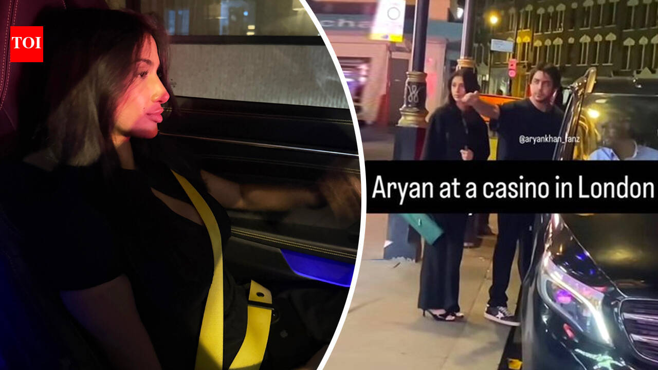 Aryan Khan SPOTTED with mystery woman in London; spark link-up rumours - PICS