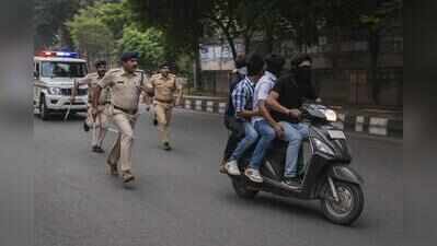 Panchkula police chase scooter for 2 km, fine four youths Rs 31,000; vehicle impounded
