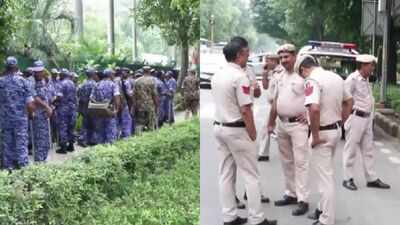Punjab pharmacy exam row: Heavy security outside AAP's Delhi office ahead of BJP protest