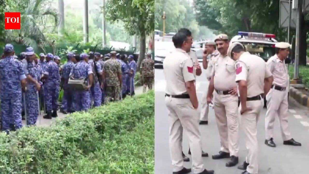 Punjab pharmacy exam row: Heavy security outside AAP's Delhi office ahead of BJP protest