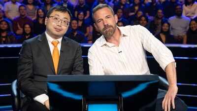 'Gone Girl' star Ben Affleck and 'Jeopardy!' winner Jamie Ding wins USD 1 million on 'Who Wants To Be Millionaire'
