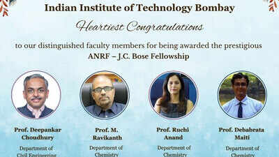 Four professors from IIT Bombay have been awarded one of India's highest research honors. That's what makes each of them stand out