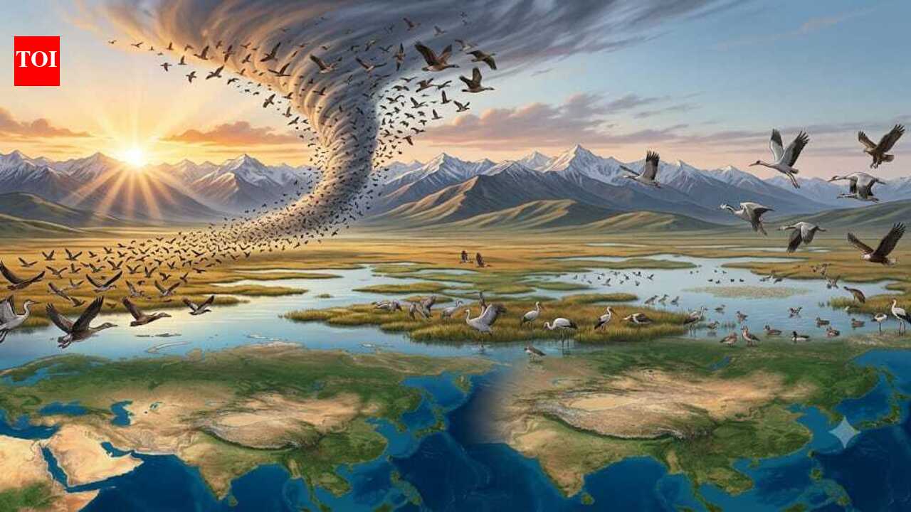 Millions of birds follow a 9,000-kilometre invisible highway every year, crossing mountains, deserts and oceans without a map