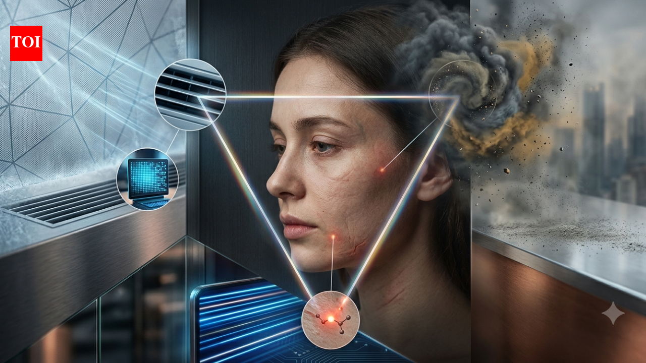 Office AC, pollution and screen time: The modern skin damage triangle