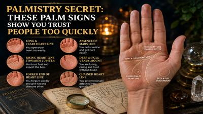Today's Palmistry Secret: These Palm Signs Show You Trust People Too Quickly